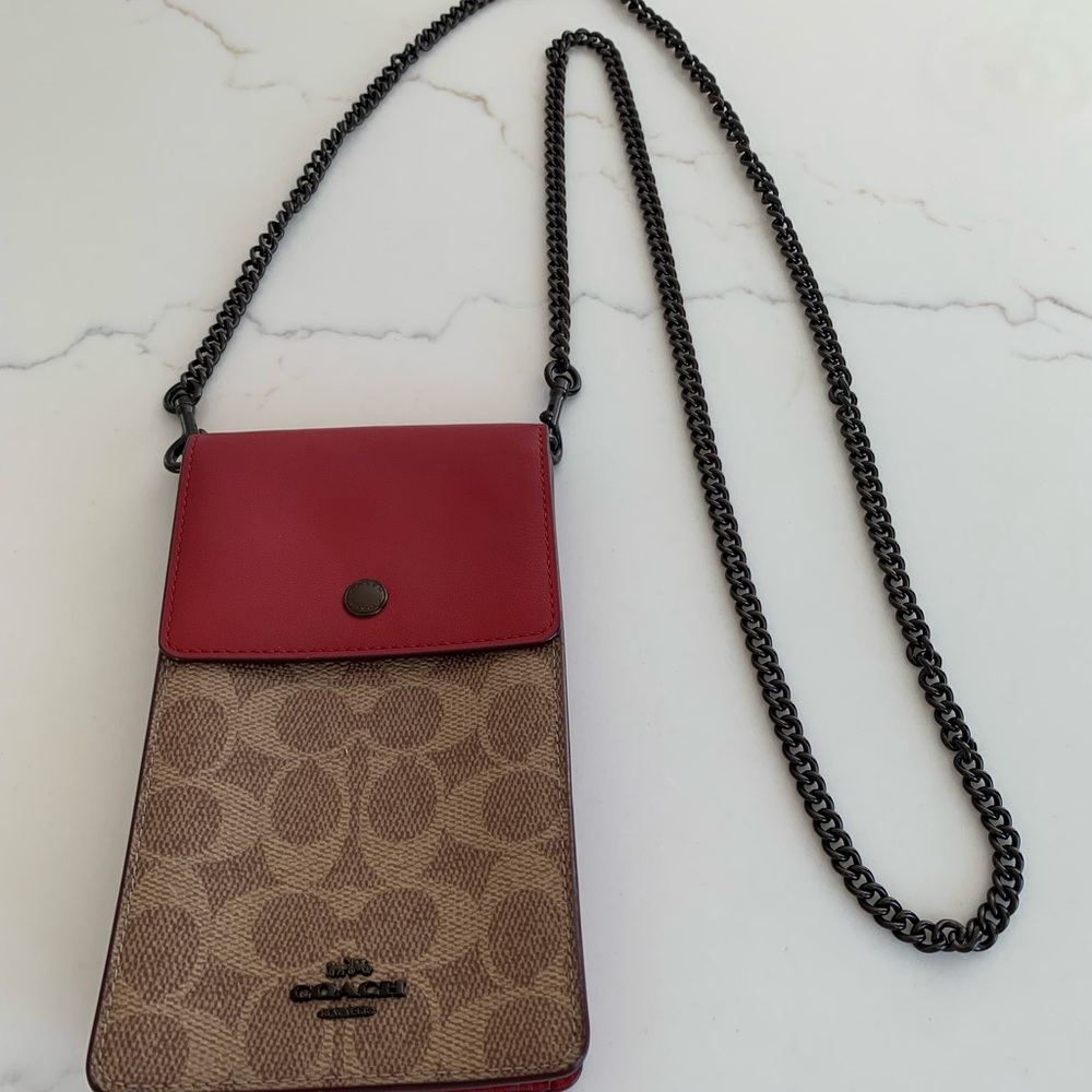 Coach Snap Phone Crossbody Bag